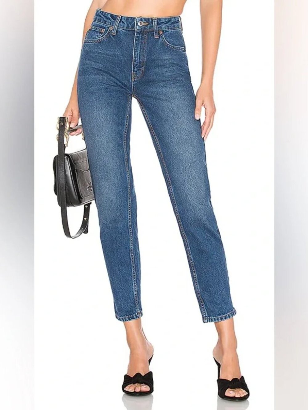 Free People We The Free Mom Jean in Medium Wash